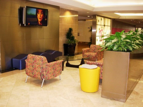 T-Mobile reception area as done by Design Work Build
